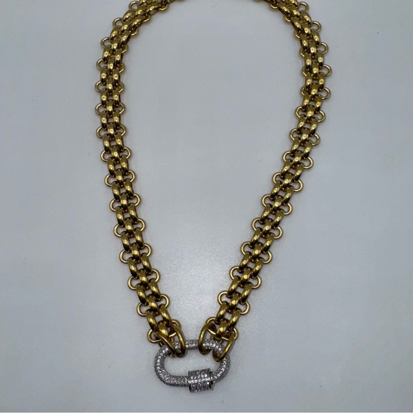 Carabiner Lock Necklace - Picture 9 of 10